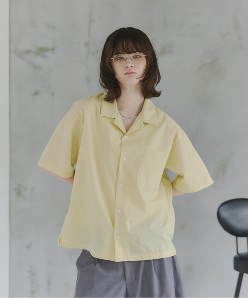 Confirm（コンファーム） シャツ 半袖 Short-Length Open-Collar Shirt