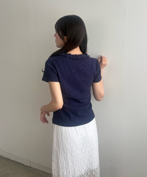 「mellowneon」 半袖Tシャツ FREE グレー レディース_画像3