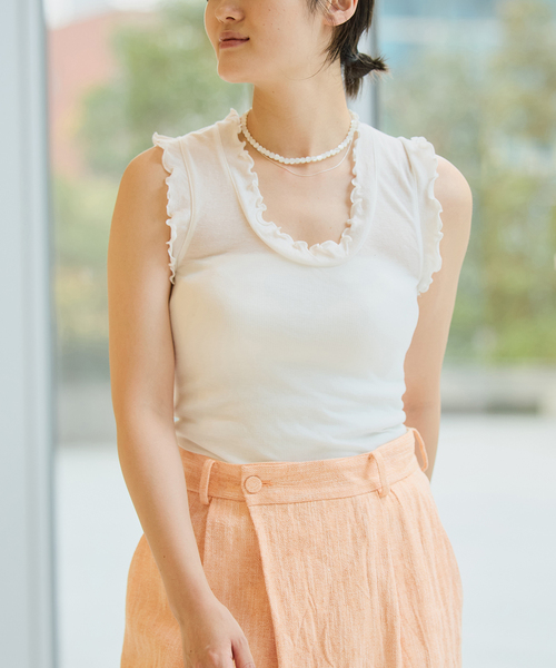 IENA LA BOUCLE（イエナラブークル） タンクトップ ノースリーブ