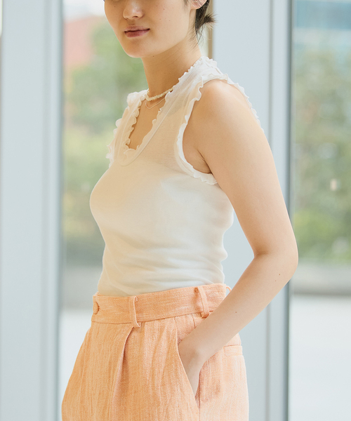 IENA LA BOUCLE（イエナラブークル） タンクトップ ノースリーブ
