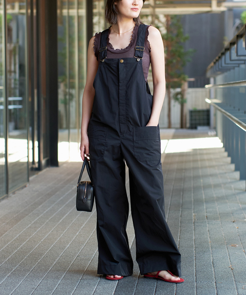 IENA - IENA イエナ シアーブラックタンクトップ 花モチーフ付き Fサイズ 綿100 IENA LA BOUCLE（イエナラブークル） タンクトップ ノースリーブ