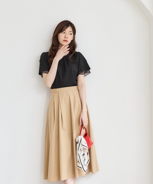 あ様提案 12Twelve Agenda（トゥエルブ アジェンダ） スカート 撥水タックフレア