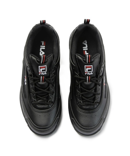 「FILA」 ローカットスニーカー 25.5cm ブラック レディース_画像8