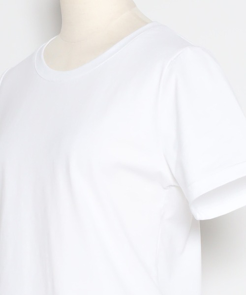 「STRETA」 半袖Tシャツ L ホワイト レディース_画像7