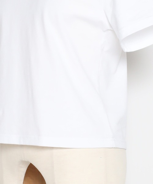 「STRETA」 半袖Tシャツ L ホワイト レディース_画像8