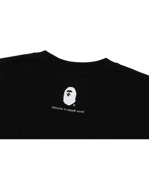 「A BATHING APE」 半袖Tシャツ - ブラック メンズ_画像7