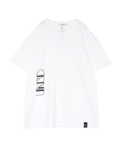 UN3D.⭐︎ポケットデザイン 半袖カットソー UN3D.（アンスリード） tシャツ 半袖 UN3D. LOGO POCKET T-SH / アンス