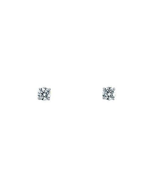 ピアス プラチナダイヤモンド キャトルピアス(0.10ct） レディースの画像