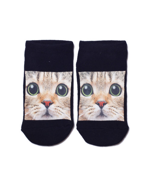 【送料無料（一部地域を除く）】 靴下 HIPSHOP NEKO（ネコ）ソックス ショート レディース ジャケット・アウター