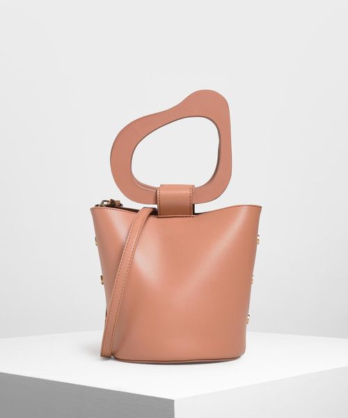 CHARLES & KEITH かご　ハンド　ショルダー　バッグ CHARLES ＆ KEITH（チャールズ&キース） ショルダーバッグ バッグ