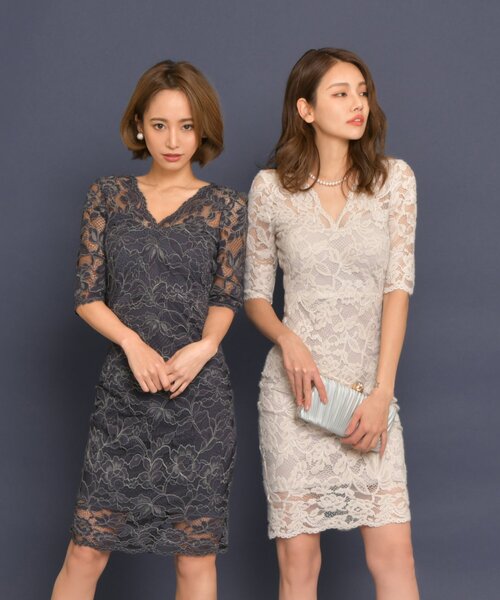 My shawty（マイシャウティー） ドレス miranda lace dress : ZOZOTOWN