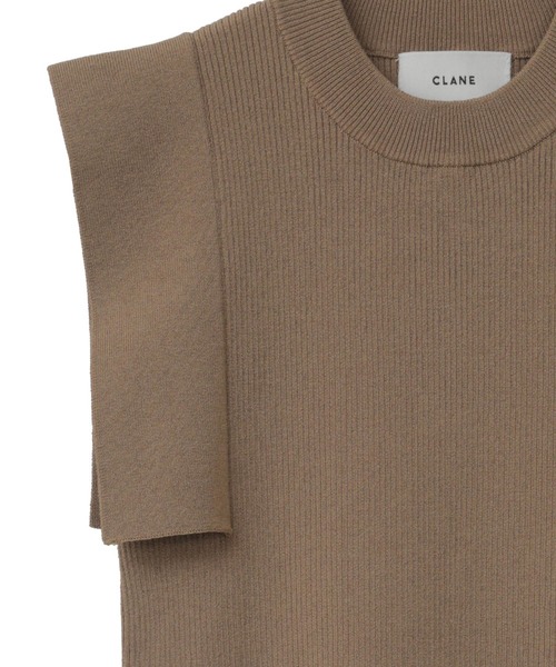 ニット 【CLANE(クラネ)】スクエアスリーブニット SQUARE SLEEVE KNIT ...