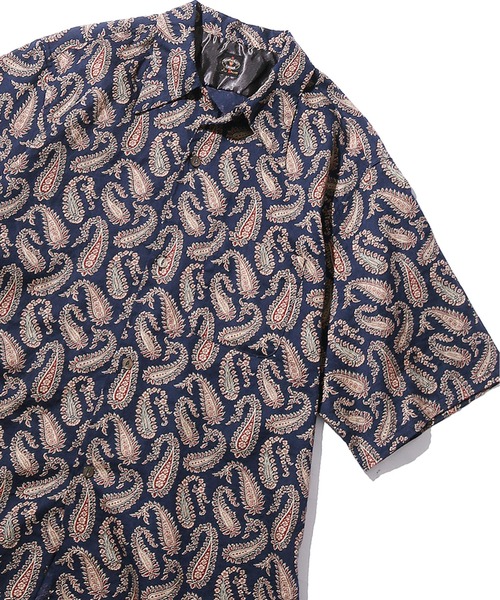 TOWNCRAFT（タウンクラフト） シャツ 半袖 PAISLEY BIG SHIRTS