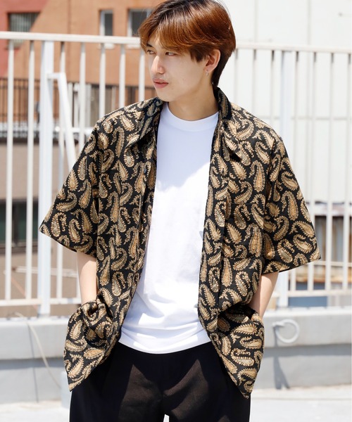 TOWNCRAFT（タウンクラフト） シャツ ブラウス PAISLEY BIG SHIRTS