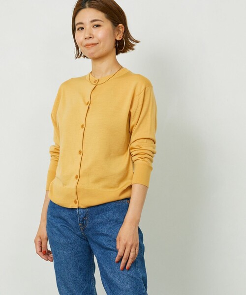カーディガン JOHN SMEDLEY/ジョンスメドレー 30G 長袖クルーネックカーディガン カーディガン JOHN SMEDLEY/ジョンスメドレー 30G 長袖クルーネックカーディガン