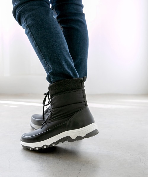 welleg（ウェレッグ） ブーツ 防寒・撥水 レースアップスノーブーツ