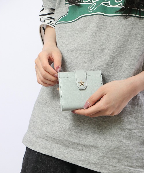 FUNALIVE（ファンアライブ） 財布 スタースタッズ三つ折り財布（合成