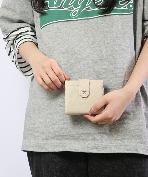FUNALIVE（ファンアライブ） 財布 スタースタッズ三つ折り財布（合成