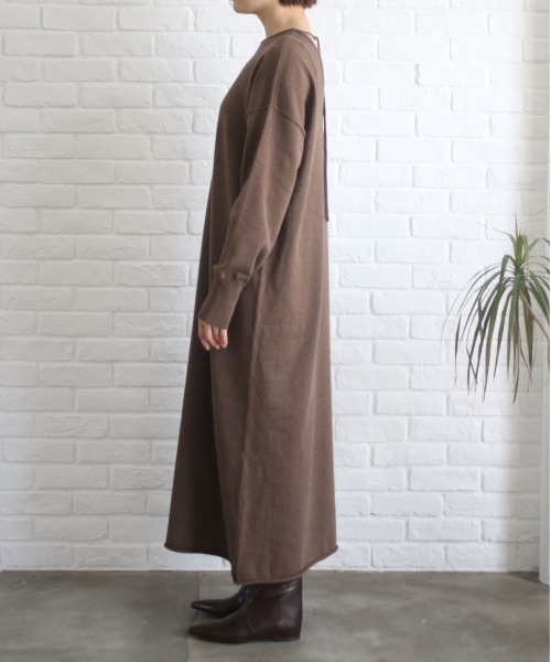 WALANCE ワンピース コットンスムースニットドレス : ZOZOTOWN