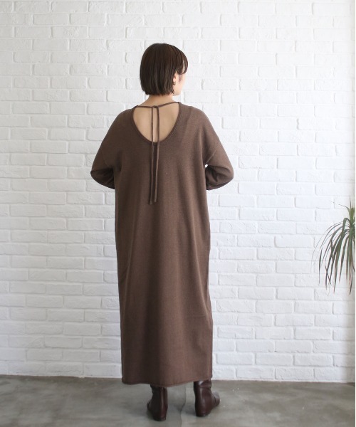 WALANCE（ワランス） ワンピース コットンスムースニットドレス
