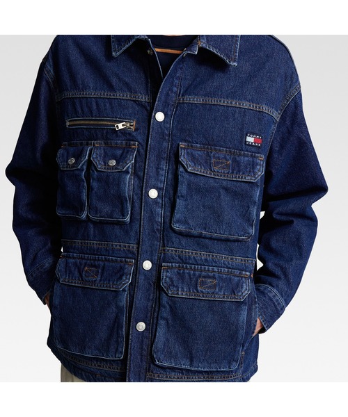 TOMMY JEANS デニムジャケット gジャン ユーティリティボア