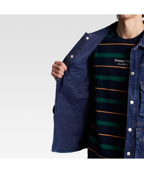 TOMMY JEANS デニムジャケット gジャン ユーティリティボア