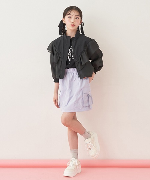 スカート レースティアードスカート キッズ 子供服 女の子 mezzo piano Junior