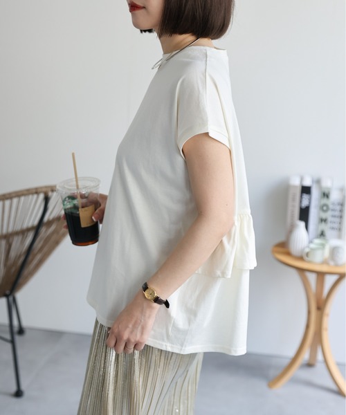 ap retro tシャツ バックフリルTシャツ レディース : ZOZOTOWN