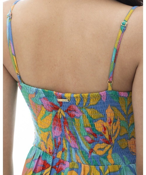 ビラボン BILLABONG 花柄ロングワンピース BILLABONG ワンピース レディース RED HOT MIDI ロング