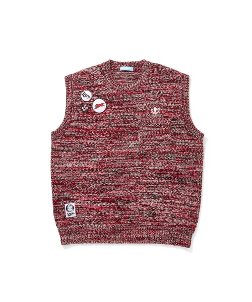 ベスト ジレ MIX KNIT VEST メンズ レディース