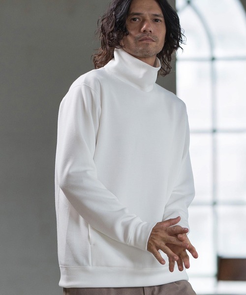 CAMBIO（カンビオ） トレーナー スウェット msw1518- 鹿の子ハイネック