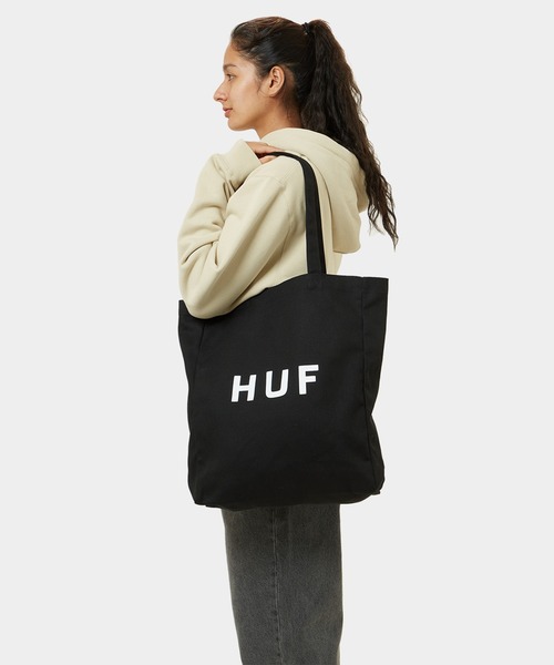 実用的！【HUF】ハフ HUF OG LOGO TOTE BAG S HUF OG LOGO TOTE BAG S / HUF ハフ トートバッグ（トートバッグ