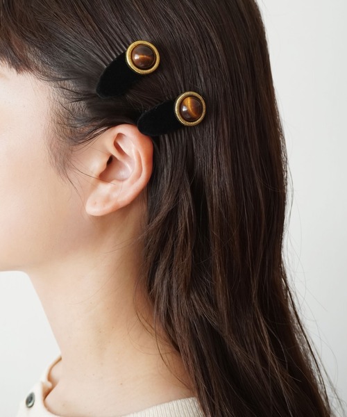 シモーネロシャ　ヘアクリップ　amber ヘアピン 6S／96865284006 | SIMONE ROCHA (Women