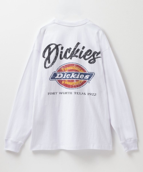 【Dickies】ルイスタウン バックプリント Tシャツ ※送関込 Dickies tシャツ バックプリント L/S TEE メンズ レディース
