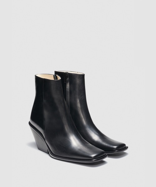 極美品 UNTISHOLD NATY-5 ショートブーツ レザー 36 UNTISHOLD（アンチショルド） ブーツ Naty -5 Leather レディース