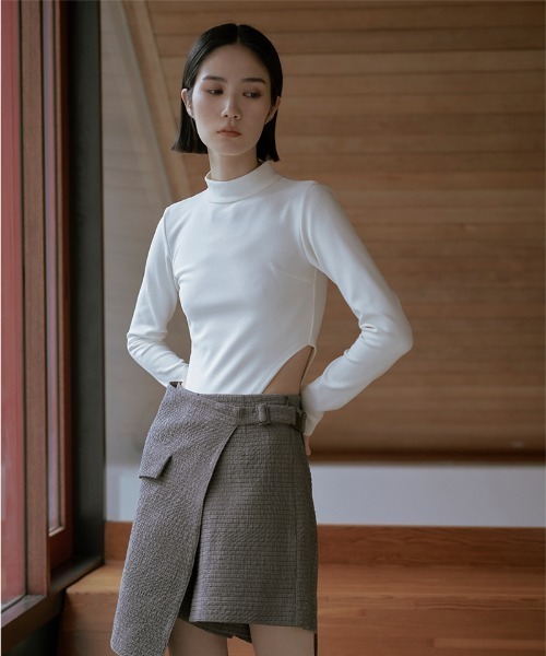 tシャツ Teodoro Side Open LS-Tee レディース