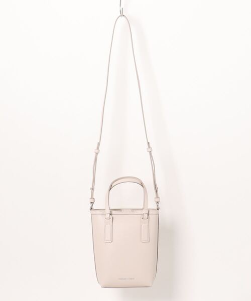 CHARLES ＆ KEITH トートバッグ Noelle ノエル フォウスエード