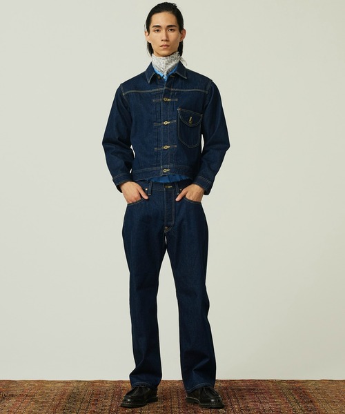 ボ*帳様 lee デニムジャケット　Gジャン Lee デニムジャケット gジャン for BOUCLE 別注 カウボーイ