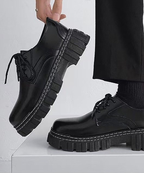 UN3D. ソールプランプローファー グレー 38 厚底 トラックソール 完売品 UN3D. SOLE PLUMP LOAFER グレー 38 完売品