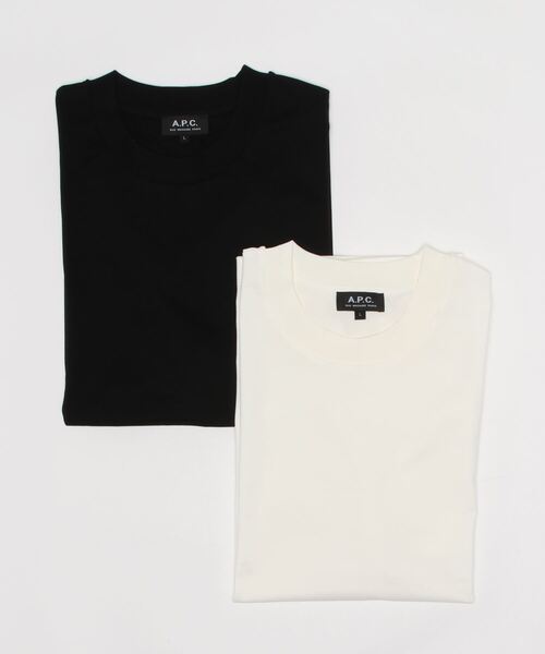 A.P.C. 「A.P.C.」 半袖Tシャツ M ホワイト系その他 メンズ