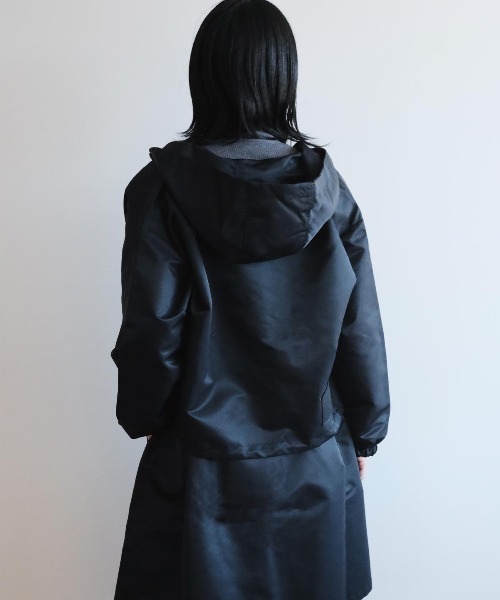 CASA PICONE ジャケット ブルゾン 撥水フードブルゾン レディース 