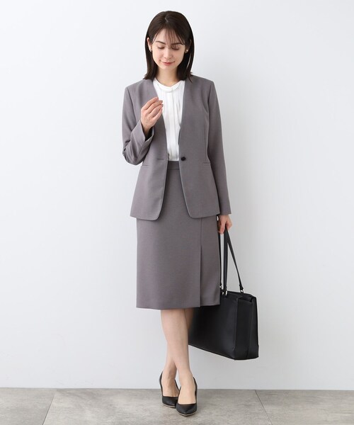 INDIVI / インディヴィ 春SALE！【洗える／UVケア】無地＆幾何学柄ブラウス INDIVI ブラウス シャツ 春SALE！「洗える／UVケア」無地＆幾何