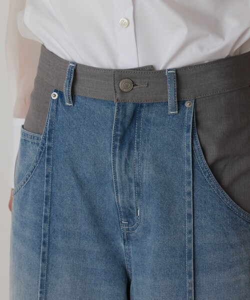 Diagram コンビデニムワイドパンツ Diagram ジーンズ デニム デニムパンツ コンビデニムワイド