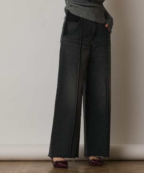 Diagram ジーンズ デニム デニムパンツ コンビデニムワイドパンツ