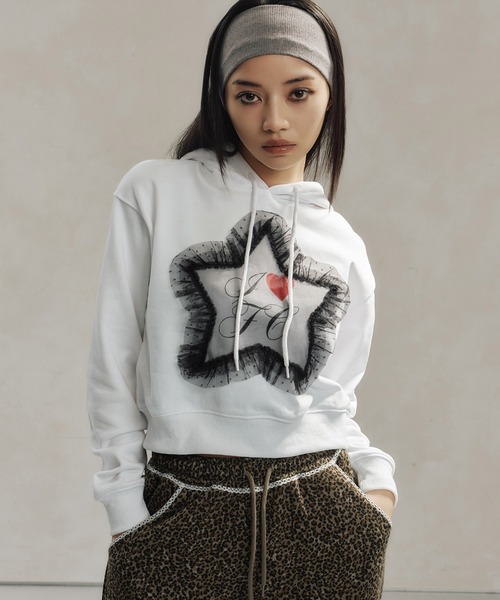 FCMM パーカー STAR LOGO HOODIE/スターロゴフーディ レディース 