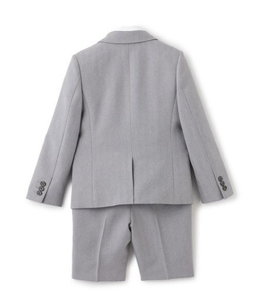 ［美品］petit main グレー ショートパンツスーツ 130㎝ petit main フォーマル 発表会 卒園式 入学式 グレーJK＋