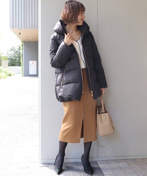 [NOBLE] пуховик 38 бежевый женский 