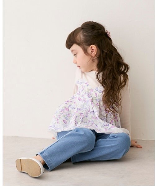 パンツ 「スマイルシリーズ」テーパードパンツ キッズ 子供服 女の子 | petit main | 09