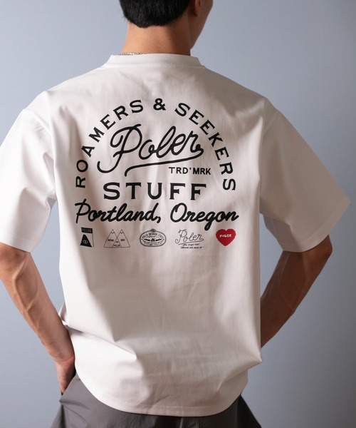 POLeR ポーラー 水陸両用 ラッシュガード Tシャツ キャンプ サーフィン POLeR ラッシュガード 「ムラサキスポーツ限定」POLER/ポーラー