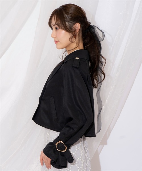 WILLSELECTION キャンディスリーブショートトレンチコート WILLSELECTION_SPRING OUTER_キャンディスリーブショートトレンチ